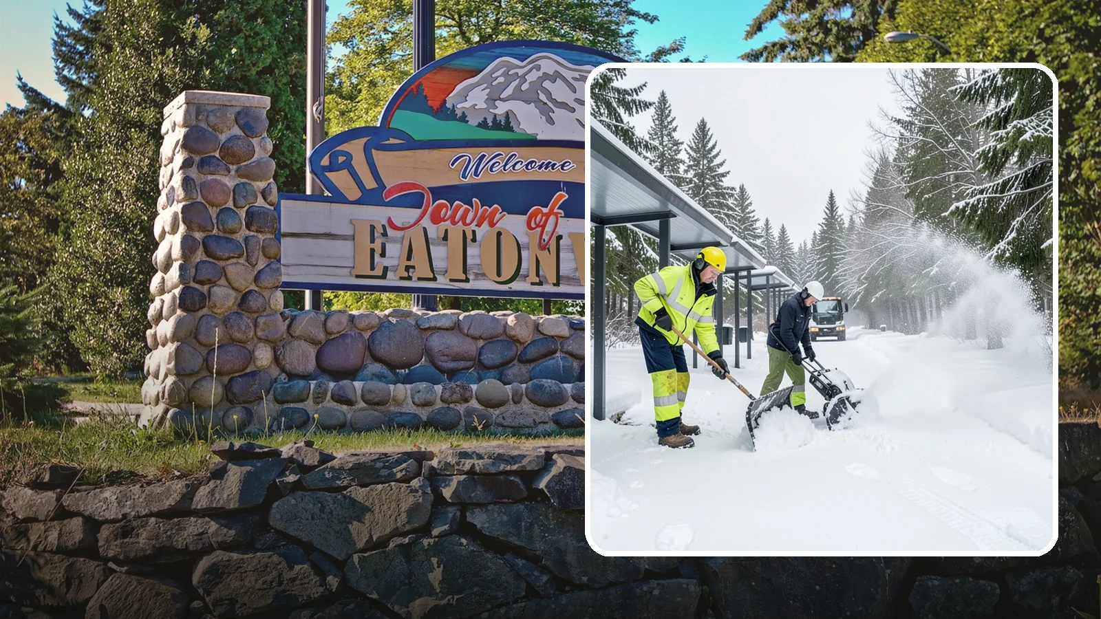 Handicap Parking Clearing in Eatonville, Pierce County, WA - We clear accessible parking stalls and their access aisles fully so they stay usable for Western Washington visitors all winter.