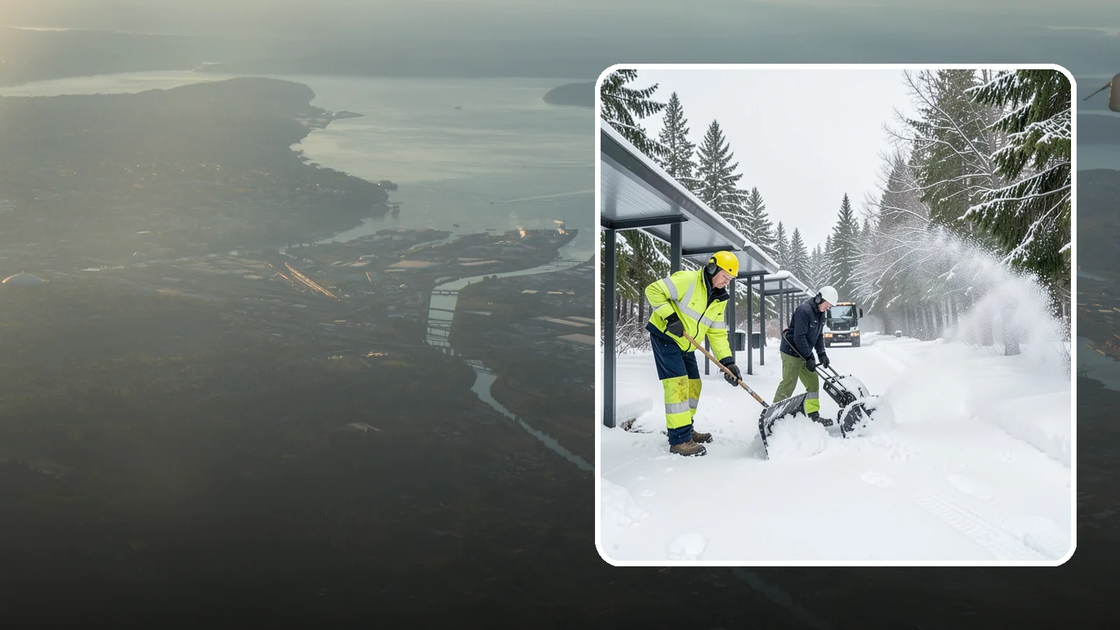 Handicap Parking Clearing in Fife, Pierce County, WA - We clear accessible parking stalls and their access aisles fully so they stay usable for Western Washington visitors all winter.
