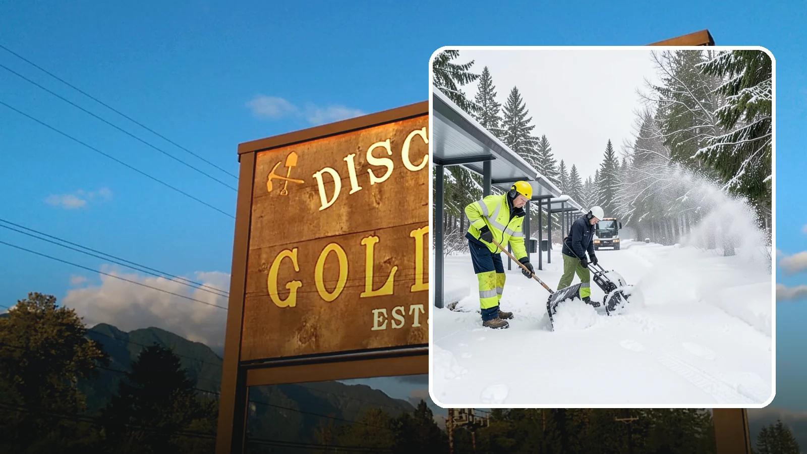 Handicap Parking Clearing in Gold Bar, Snohomish County, WA - We clear accessible parking stalls and their access aisles fully so they stay usable for Western Washington visitors all winter.