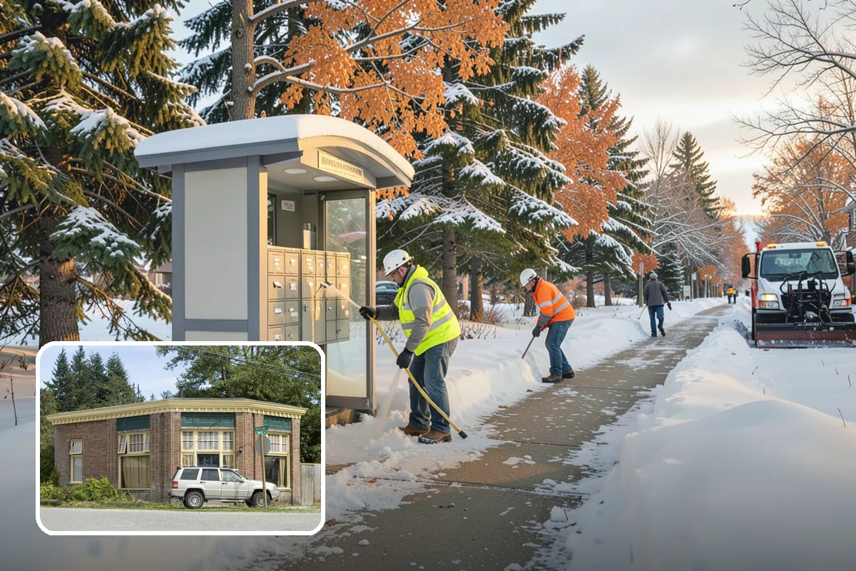 Handicap Parking Clearing in Hamilton, Skagit County, WA - Keeps accessible stalls truly usable in winter