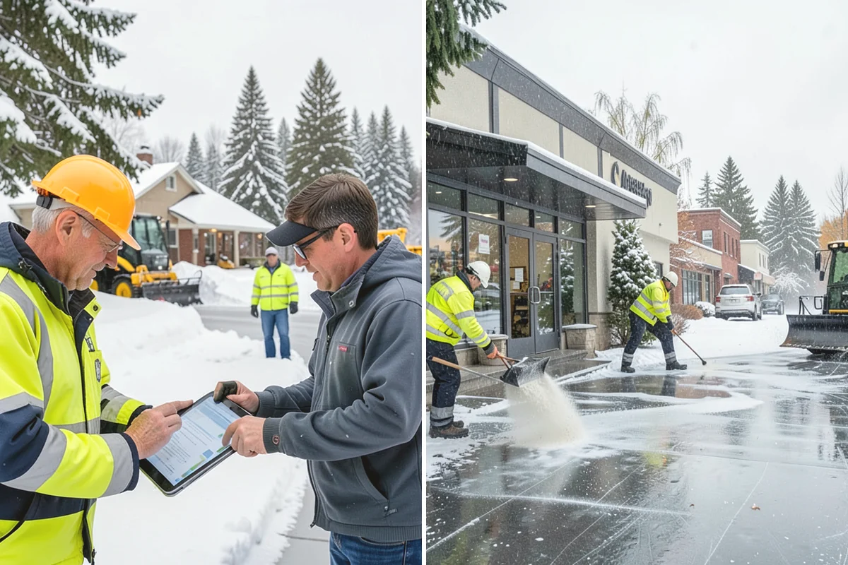 Handicap Parking Clearing in Lake Stevens, Snohomish County, WA - Identify each accessible stall and access aisle