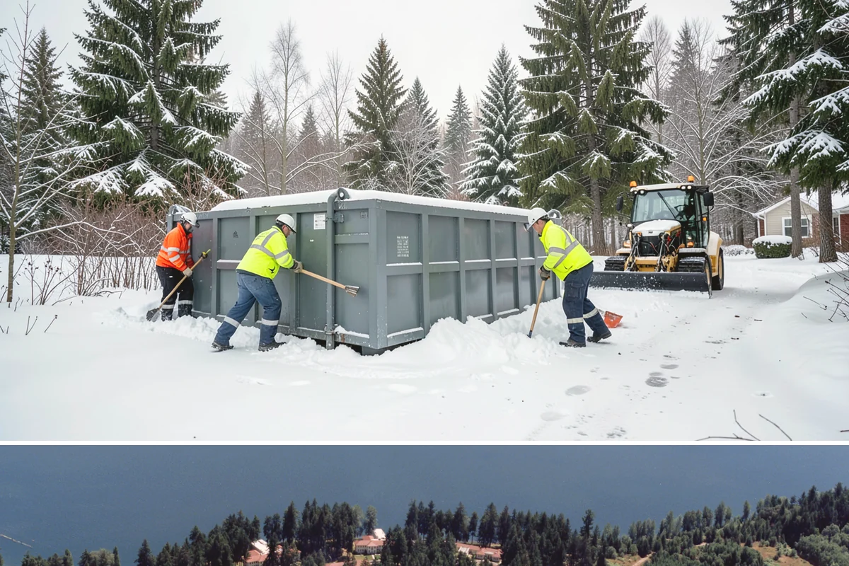 Handicap Parking Clearing in Lakewood, Pierce County, WA - Cleared before business hours after each snow event across the winter season.