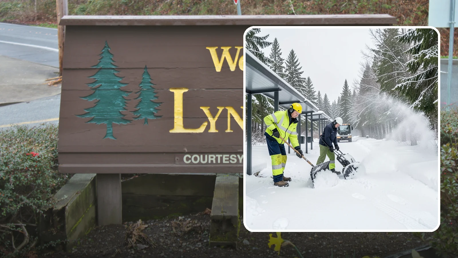 Handicap Parking Clearing in Lynnwood, Snohomish County, WA - We clear accessible parking stalls and their access aisles fully so they stay usable for Western Washington visitors all winter.