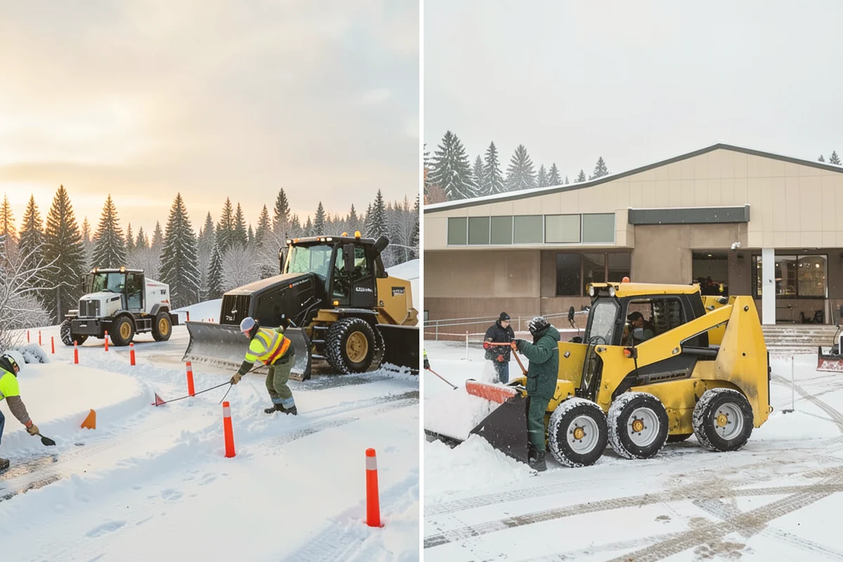 Handicap Parking Clearing in Mount Vernon, Skagit County, WA - Identify each accessible stall and access aisle