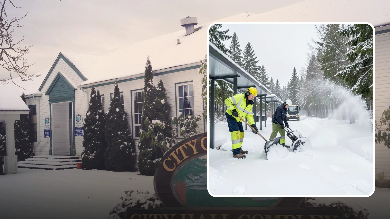 Handicap Parking Clearing in Pacific, King County, WA - We clear accessible parking stalls and their access aisles fully so they stay usable for Western Washington visitors all winter.