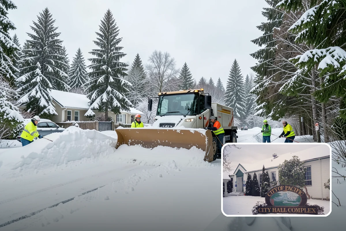 Handicap Parking Clearing in Pacific, King County, WA - Keeps accessible stalls truly usable in winter