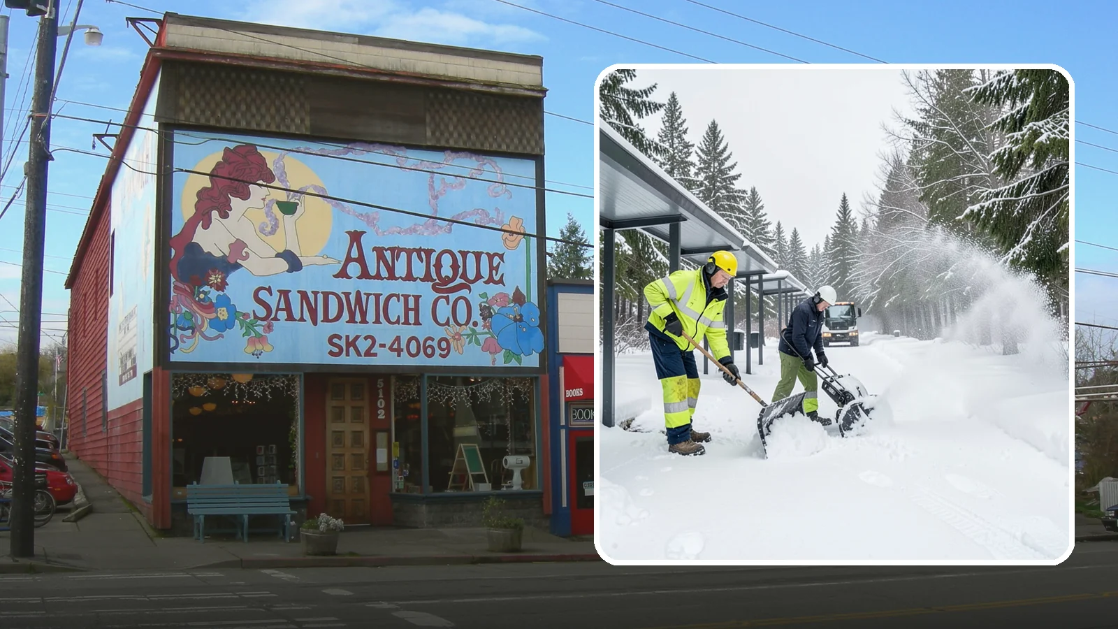 Handicap Parking Clearing in Ruston, Pierce County, WA - We clear accessible parking stalls and their access aisles fully so they stay usable for Western Washington visitors all winter.