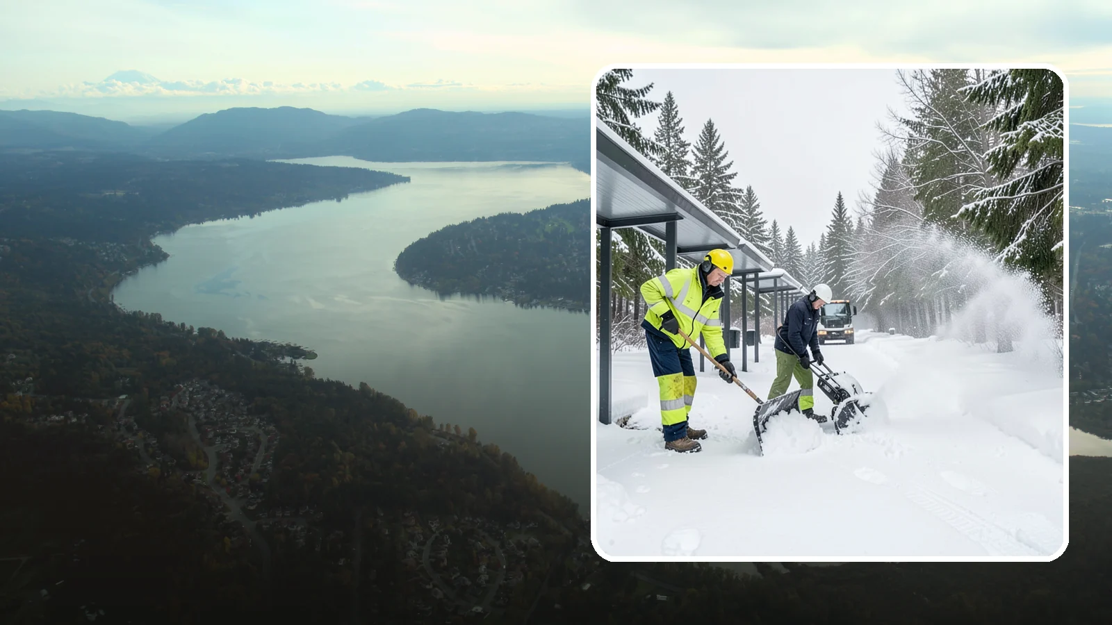 Handicap Parking Clearing in Sammamish, King County, WA - We clear accessible parking stalls and their access aisles fully so they stay usable for Western Washington visitors all winter.