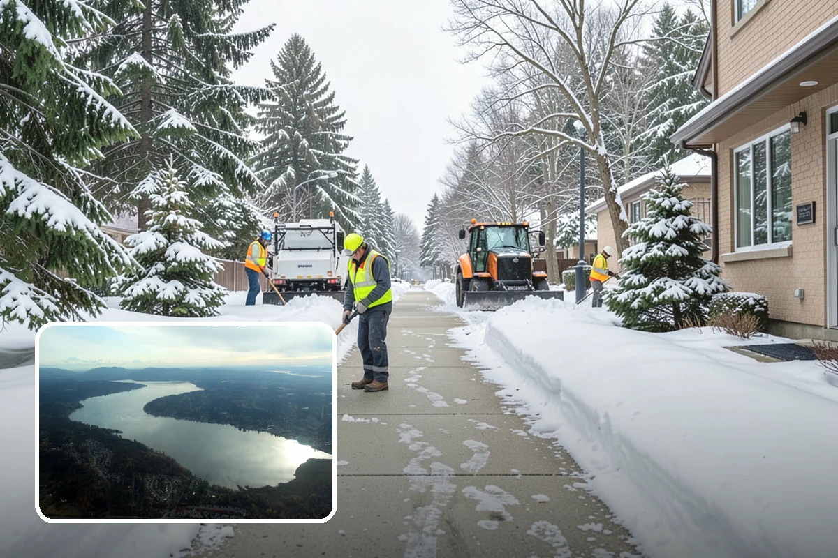 Handicap Parking Clearing in Sammamish, King County, WA - Keeps accessible stalls truly usable in winter