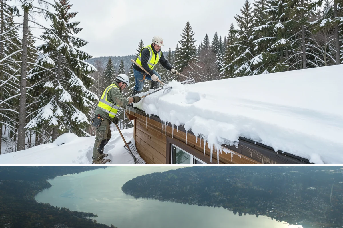 Handicap Parking Clearing in Sammamish, King County, WA - Cleared before business hours after each snow event across the winter season.
