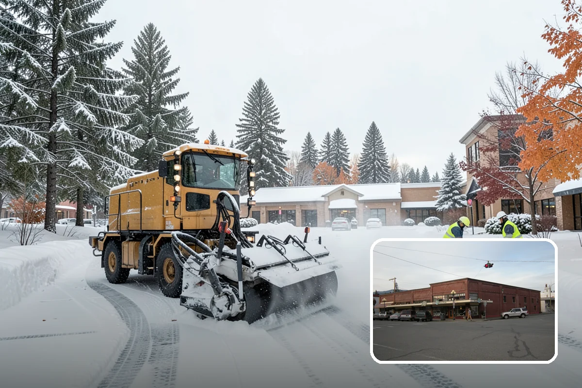 Handicap Parking Clearing in Sedro-Woolley, Skagit County, WA - Keeps accessible stalls truly usable in winter