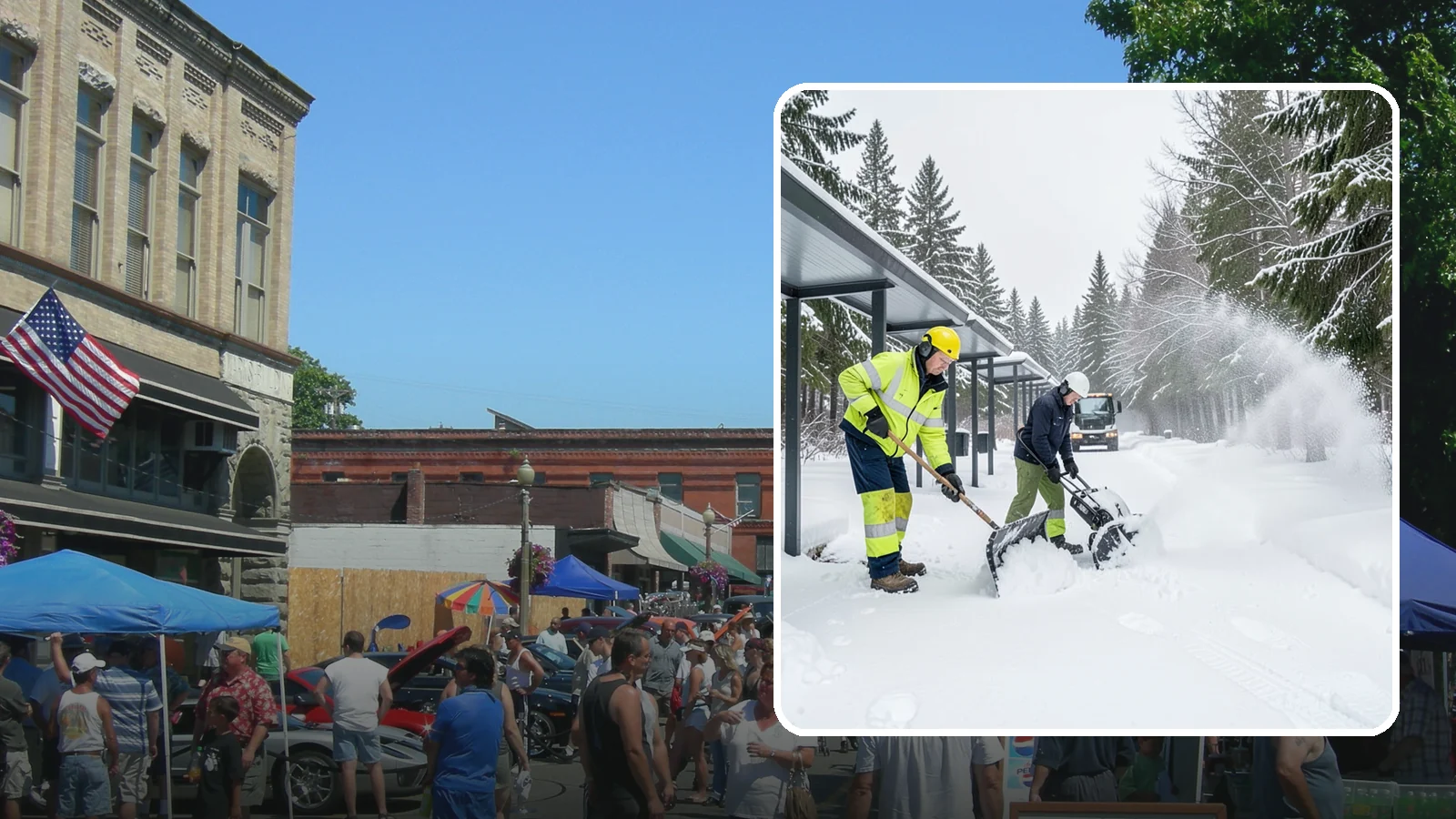 Handicap Parking Clearing in Snohomish, Snohomish County, WA - We clear accessible parking stalls and their access aisles fully so they stay usable for Western Washington visitors all winter.