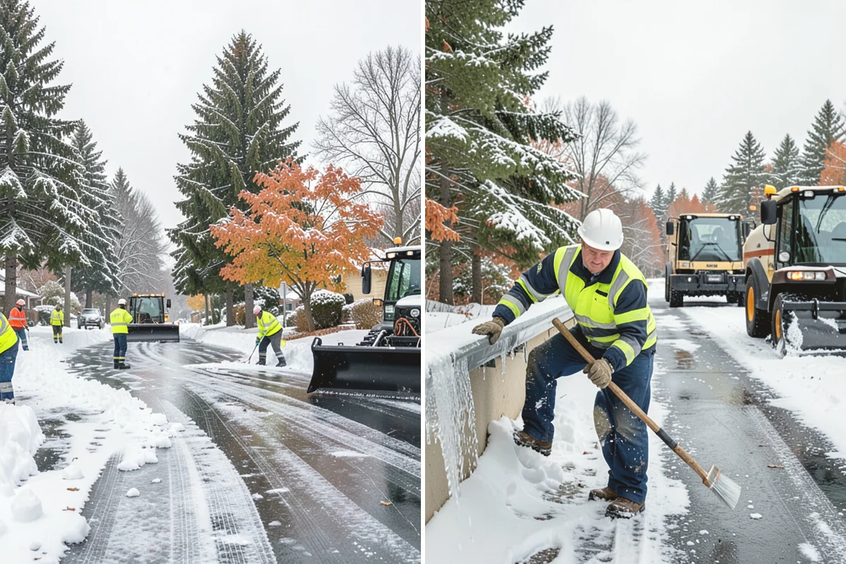 Handicap Ramp Clearing in Anacortes, Skagit County, WA - Clear the top and bottom landings for safe transitions