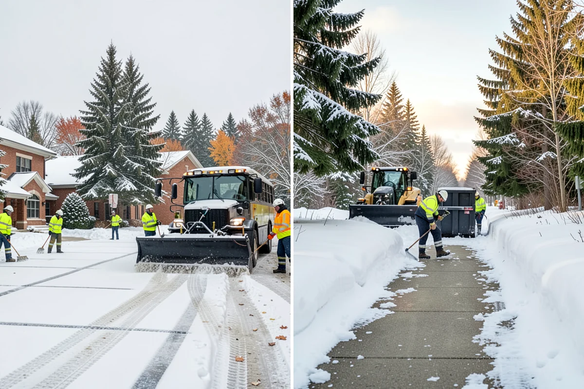 Handicap Ramp Clearing in Arlington, Snohomish County, WA - Clear the top and bottom landings for safe transitions