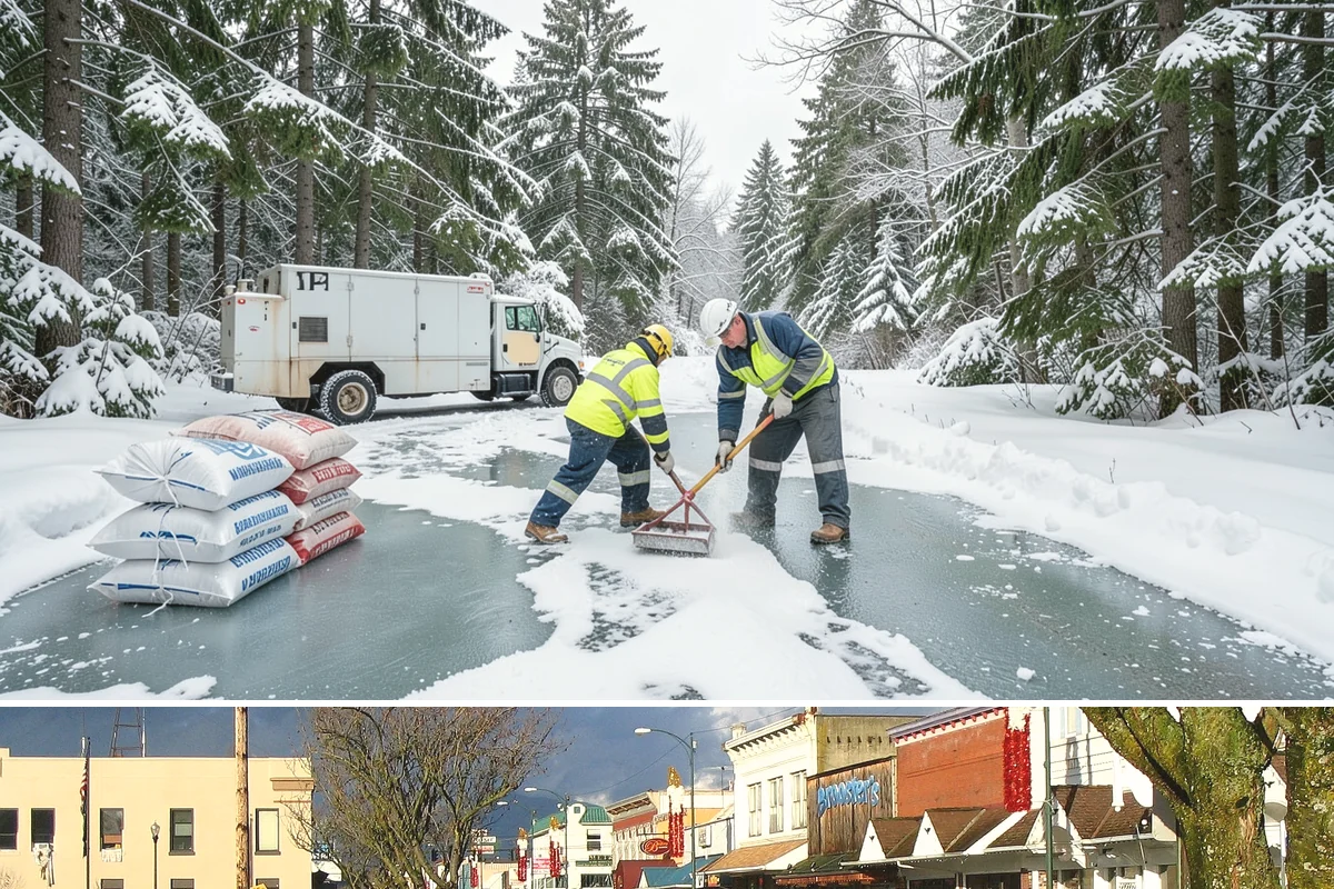 Handicap Ramp Clearing in Arlington, Snohomish County, WA - Handicap ramp clearing is a priority through the entire winter, with immediate response needed whenever snow or ice threatens...