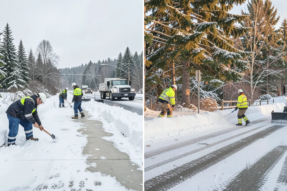 Handicap Ramp Clearing in Auburn, King County, WA - Clear the top and bottom landings for safe transitions