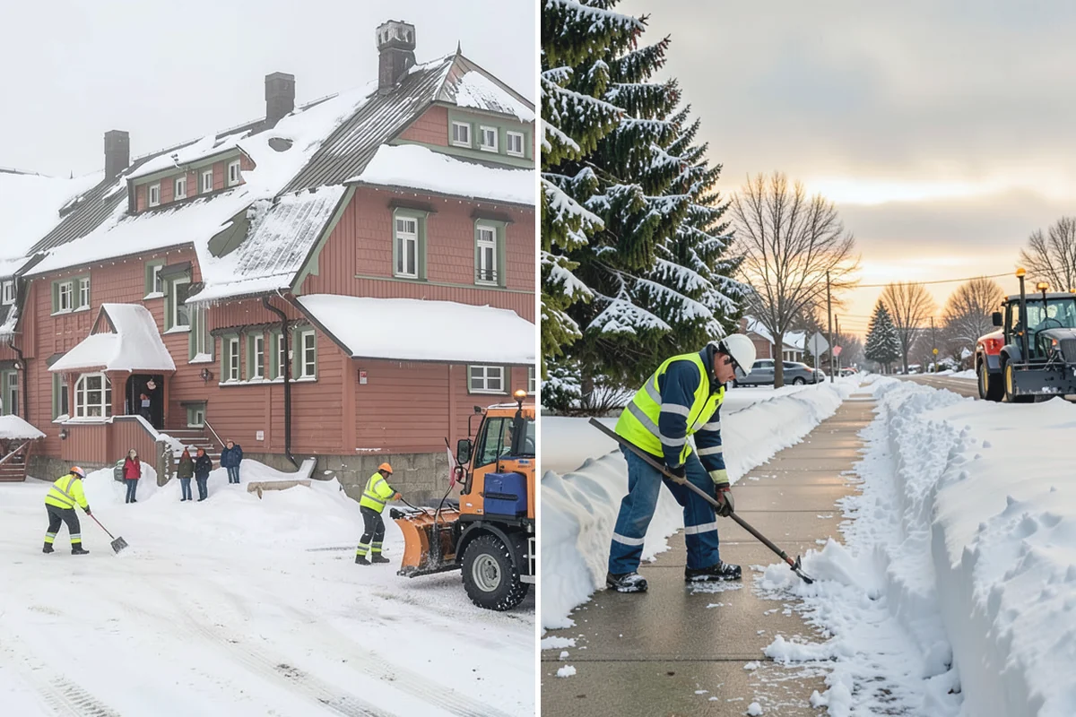 Handicap Ramp Clearing in Beaux Arts Village, King County, WA - Clear the top and bottom landings for safe transitions