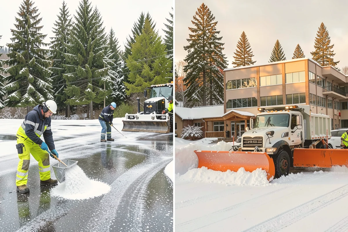 Handicap Ramp Clearing in Bellevue, King County, WA - Clear the top and bottom landings for safe transitions