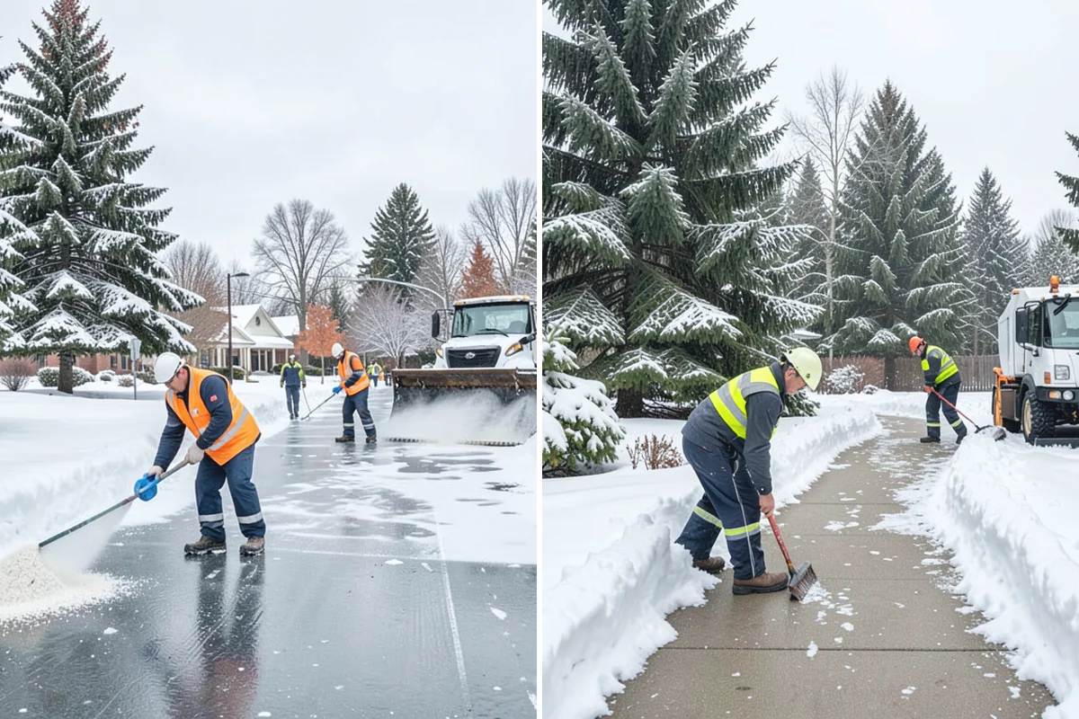 Handicap Ramp Clearing in Bonney Lake, Pierce County, WA - Clear the top and bottom landings for safe transitions