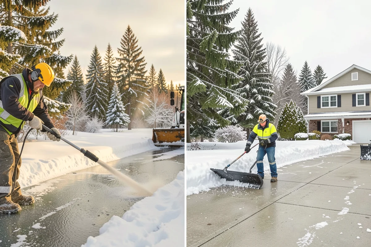 Handicap Ramp Clearing in Brier, Snohomish County, WA - Clear the top and bottom landings for safe transitions