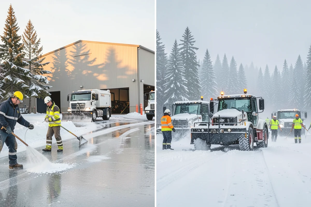 Handicap Ramp Clearing in Burlington, Skagit County, WA - Clear the top and bottom landings for safe transitions