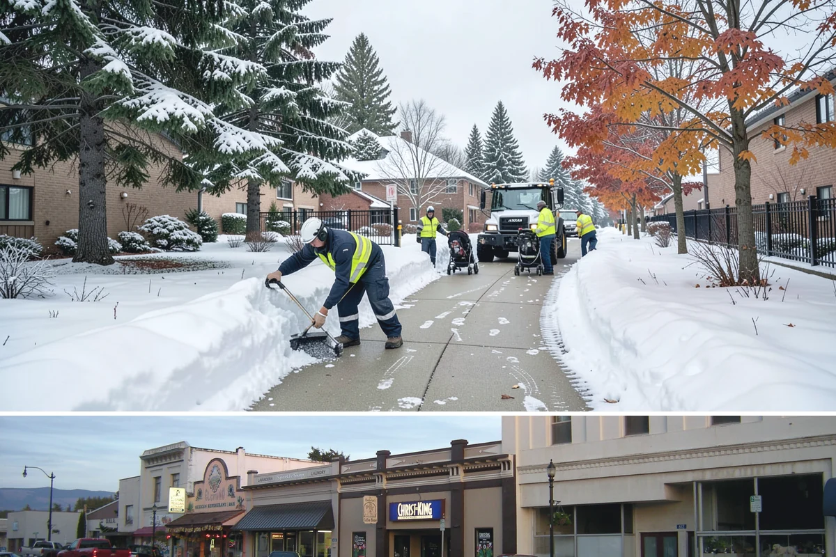 Handicap Ramp Clearing in Burlington, Skagit County, WA - Handicap ramp clearing is a priority through the entire winter, with immediate response needed whenever snow or ice threatens...