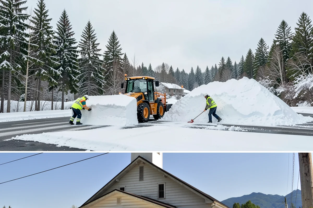 Handicap Ramp Clearing in Concrete, Skagit County, WA - Handicap ramp clearing is a priority through the entire winter, with immediate response needed whenever snow or ice threatens...