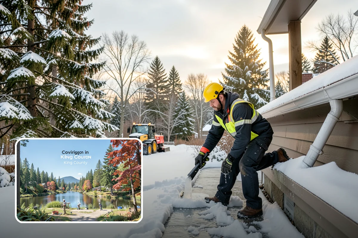 Handicap Ramp Clearing in Covington, King County, WA - Restores full accessibility for wheelchair and walker users