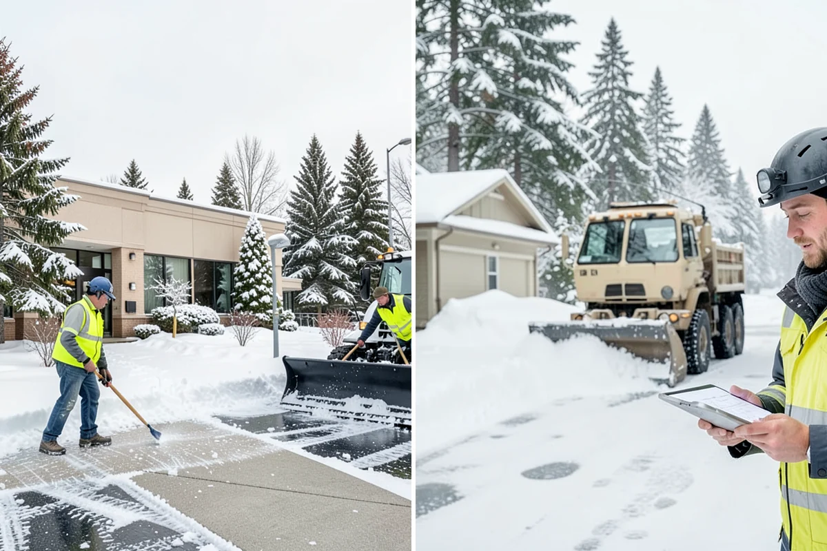 Handicap Ramp Clearing in DuPont, Pierce County, WA - Clear the top and bottom landings for safe transitions