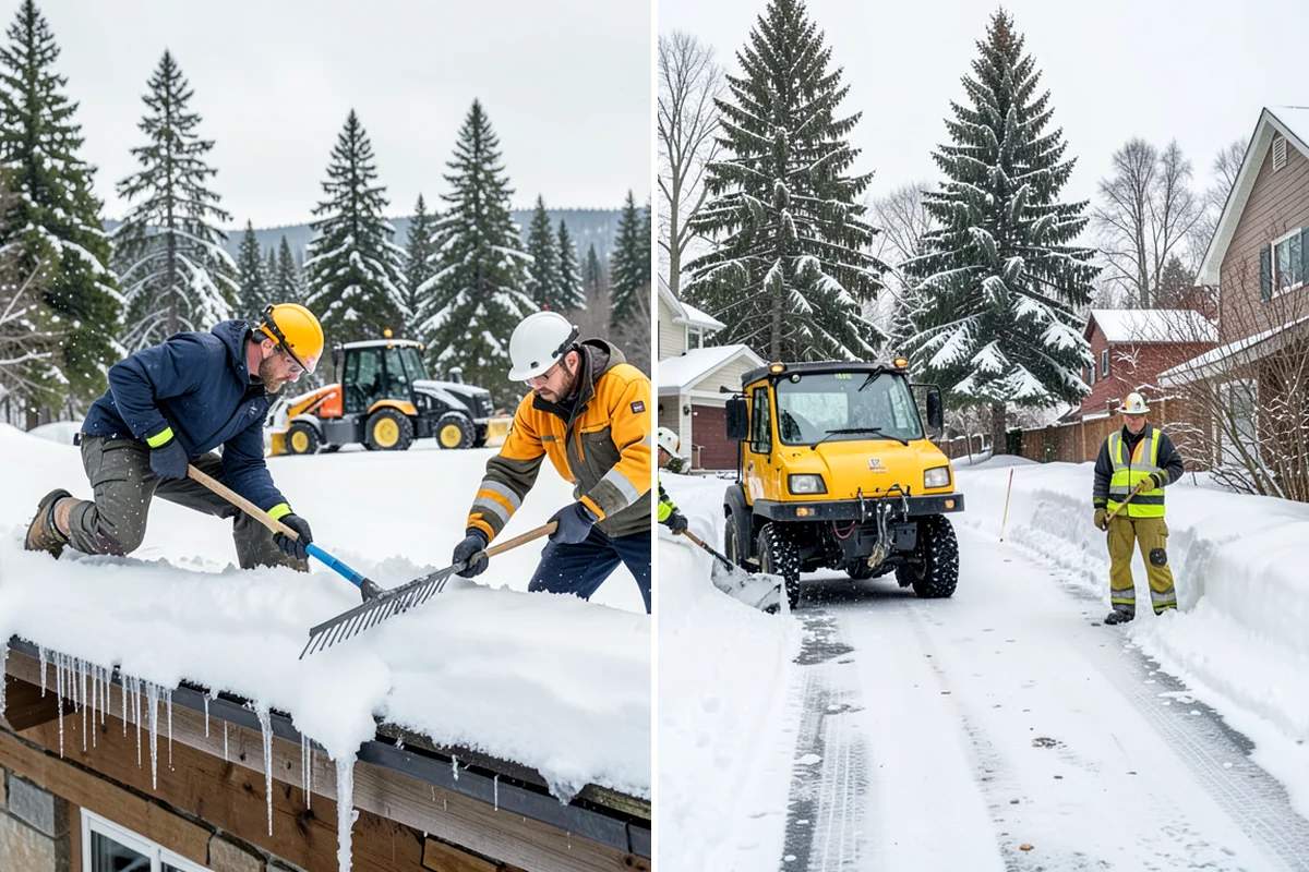 Handicap Ramp Clearing in Enumclaw, King County, WA - Clear the top and bottom landings for safe transitions