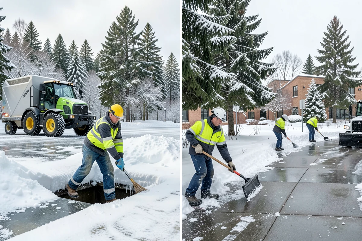 Handicap Ramp Clearing in Everett, Snohomish County, WA - Clear the top and bottom landings for safe transitions