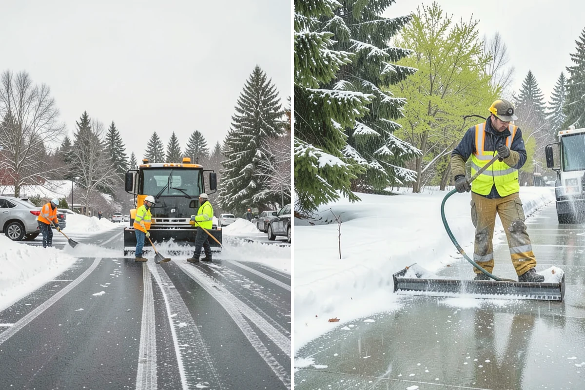 Handicap Ramp Clearing in Fife, Pierce County, WA - Clear the top and bottom landings for safe transitions