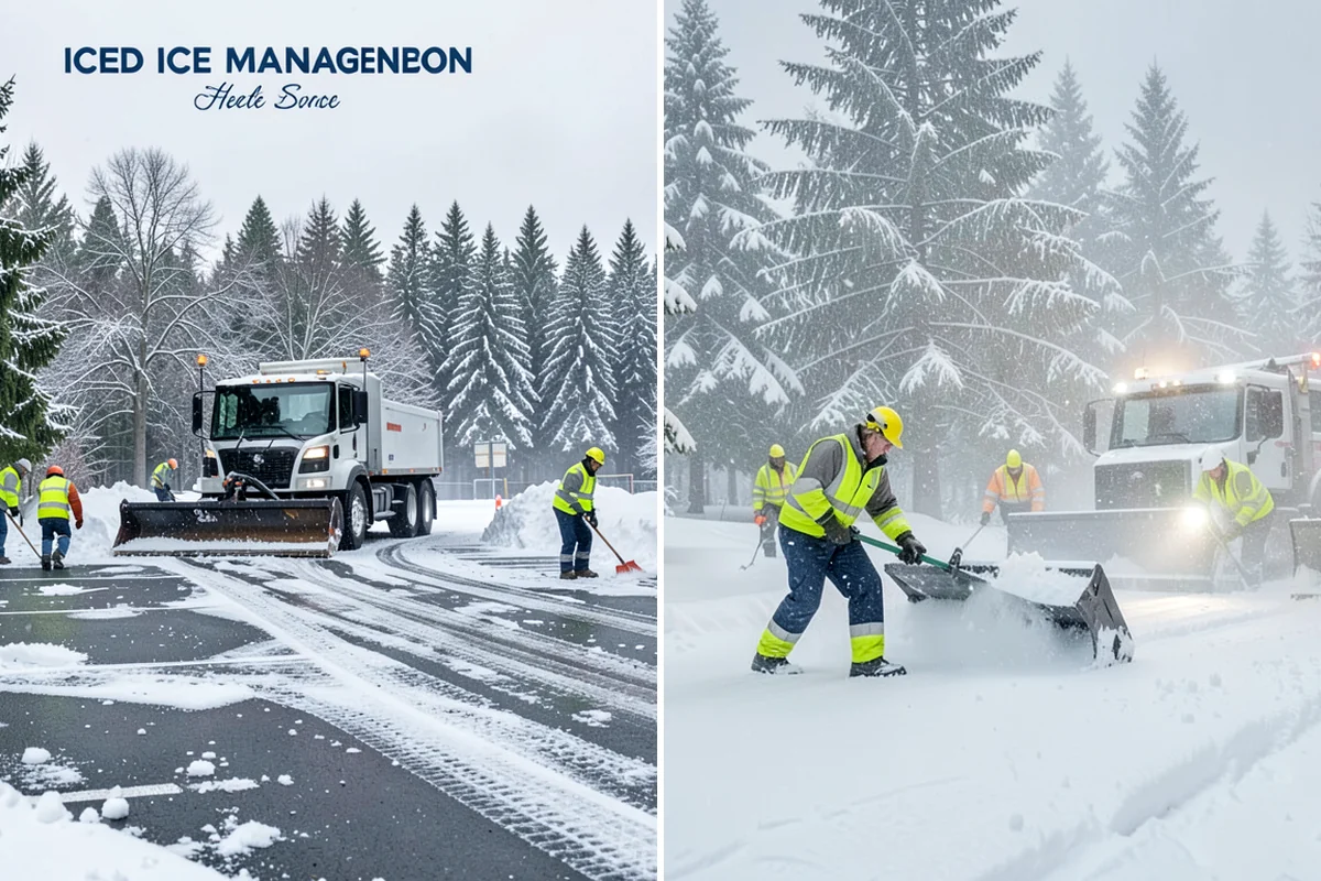 Handicap Ramp Clearing in Fircrest, Pierce County, WA - Clear the top and bottom landings for safe transitions