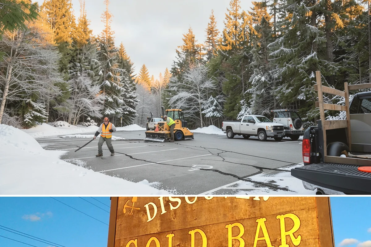 Handicap Ramp Clearing in Gold Bar, Snohomish County, WA - Handicap ramp clearing is a priority through the entire winter, with immediate response needed whenever snow or ice threatens...
