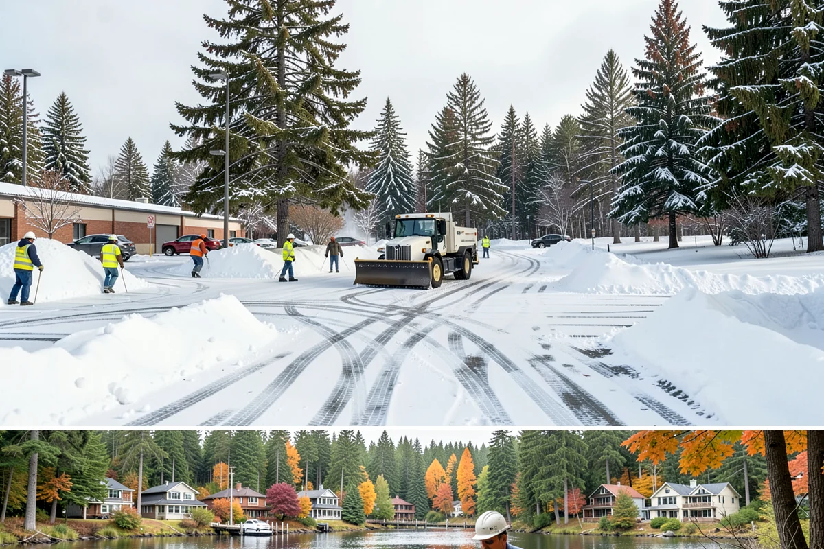Handicap Ramp Clearing in La Conner, Skagit County, WA - Handicap ramp clearing is a priority through the entire winter, with immediate response needed whenever snow or ice threatens...