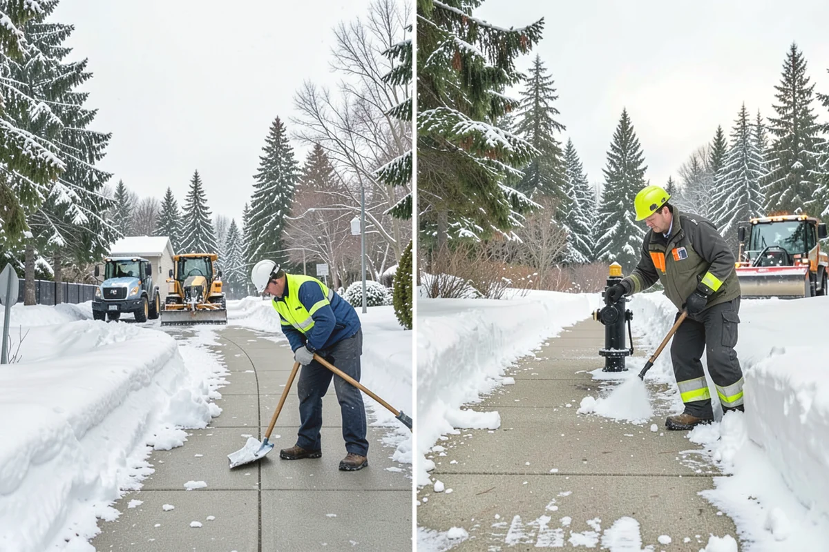 Handicap Ramp Clearing in Lake Stevens, Snohomish County, WA - Clear the top and bottom landings for safe transitions
