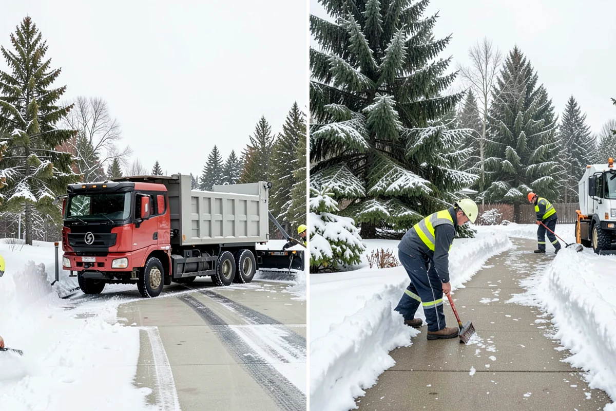 Handicap Ramp Clearing in Lakewood, Pierce County, WA - Clear the top and bottom landings for safe transitions