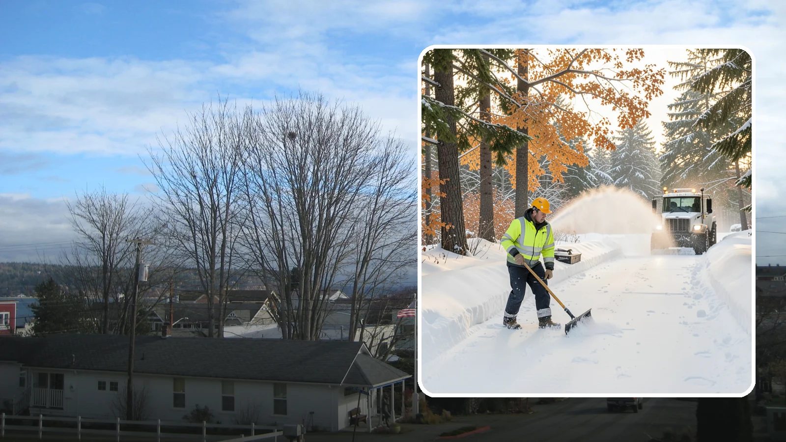Handicap Ramp Clearing in Langley, Island County, WA - We clear accessibility ramps fully so wheelchair and mobility-device users have safe, continuous access.