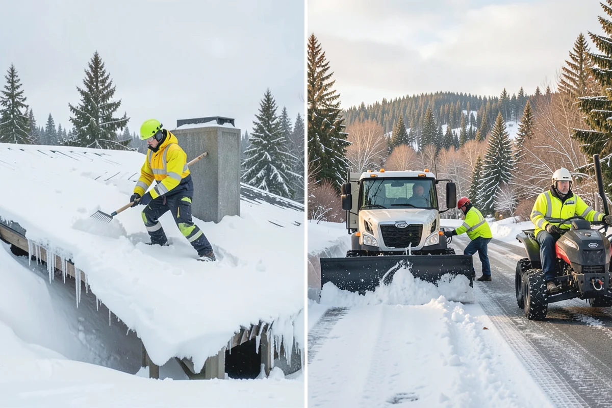 Handicap Ramp Clearing in Marysville, Snohomish County, WA - Clear the top and bottom landings for safe transitions