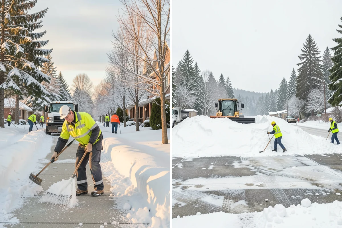 Handicap Ramp Clearing in Mercer Island, King County, WA - Clear the top and bottom landings for safe transitions