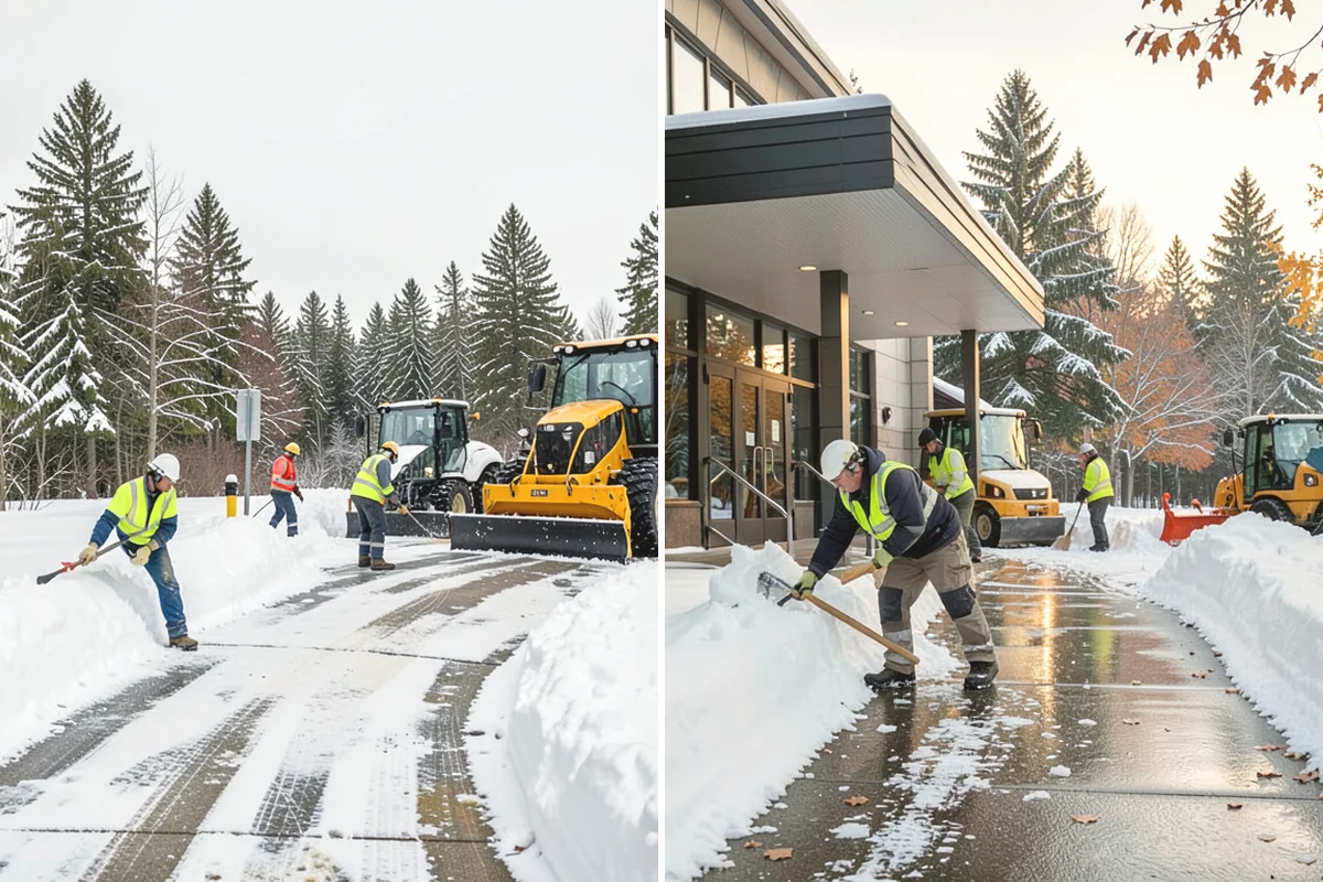 Handicap Ramp Clearing in Monroe, Snohomish County, WA - Clear the top and bottom landings for safe transitions