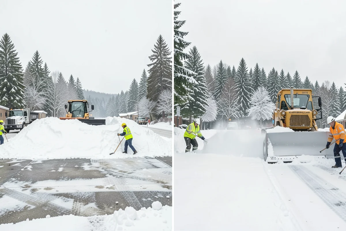 Handicap Ramp Clearing in Mukilteo, Snohomish County, WA - Clear the top and bottom landings for safe transitions