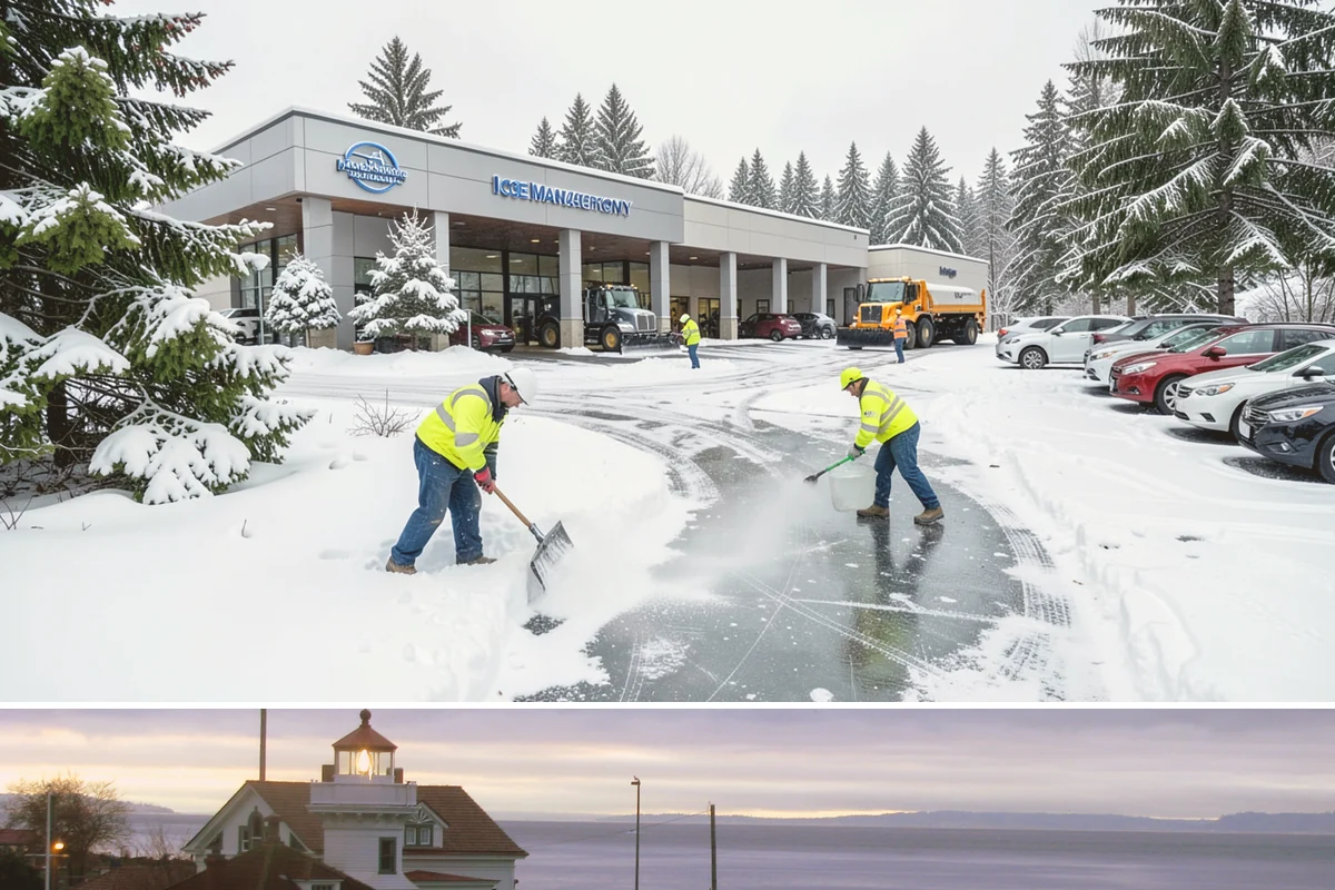 Handicap Ramp Clearing in Mukilteo, Snohomish County, WA - Handicap ramp clearing is a priority through the entire winter, with immediate response needed whenever snow or ice threatens...
