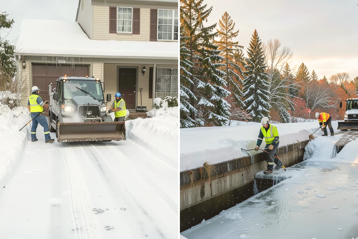 Handicap Ramp Clearing in Newcastle, King County, WA - Clear the top and bottom landings for safe transitions