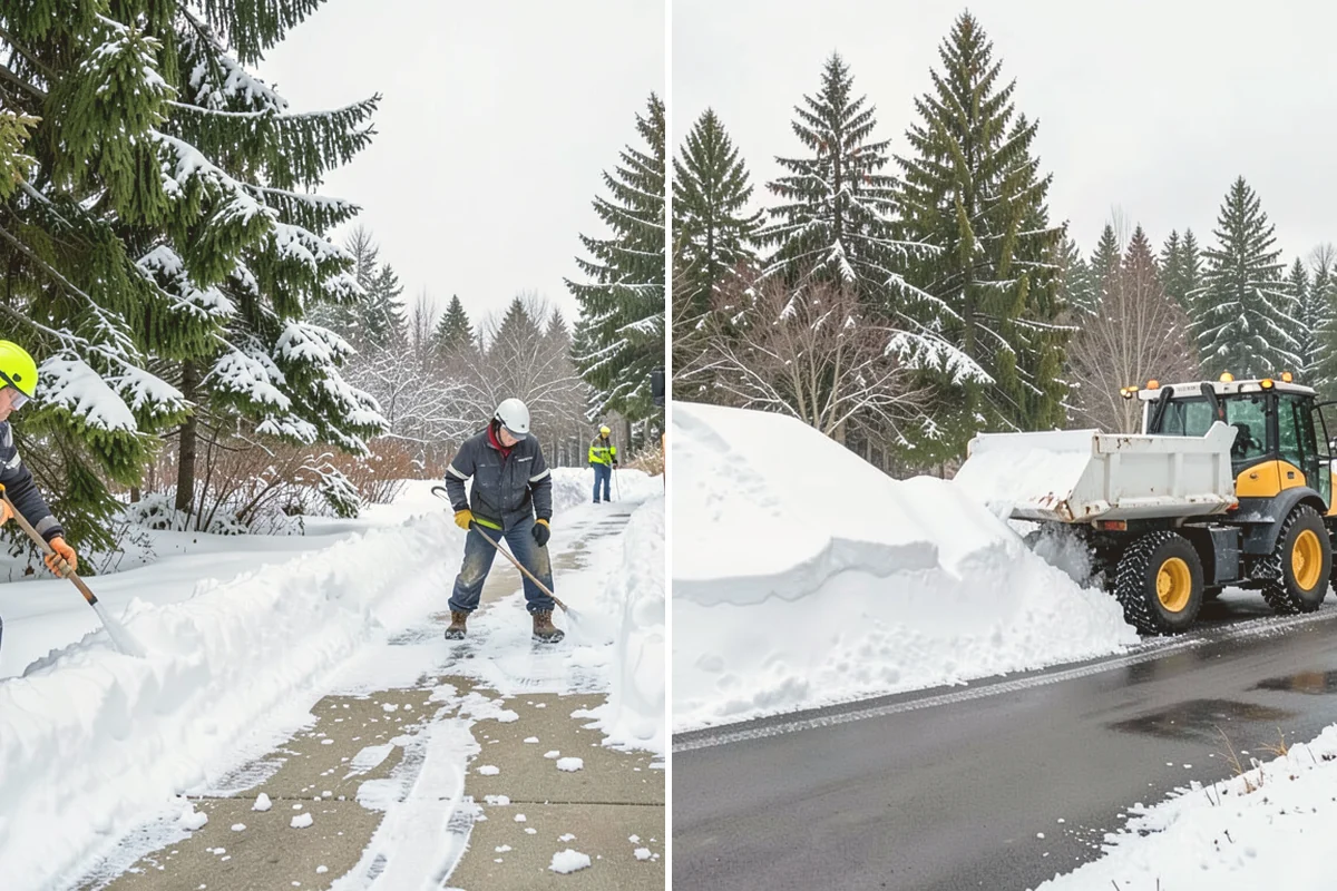 Handicap Ramp Clearing in Orting, Pierce County, WA - Clear the top and bottom landings for safe transitions