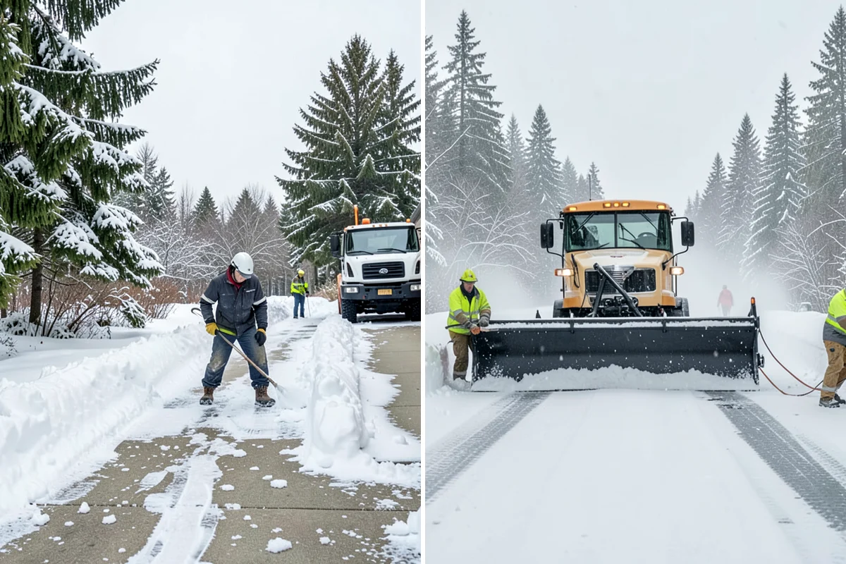 Handicap Ramp Clearing in SeaTac, King County, WA - Clear the top and bottom landings for safe transitions