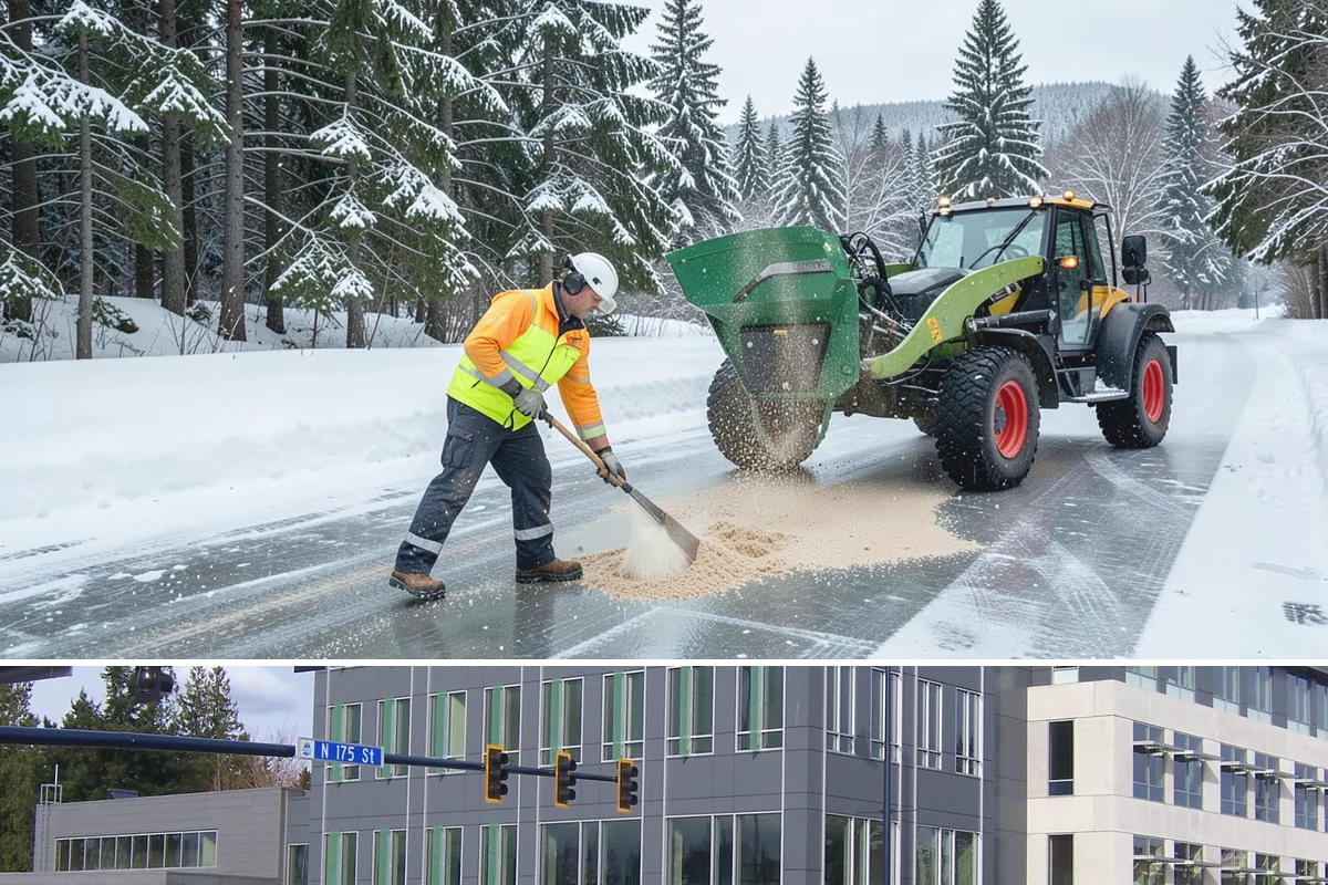 Handicap Ramp Clearing in Shoreline, King County, WA - Handicap ramp clearing is a priority through the entire winter, with immediate response needed whenever snow or ice threatens...