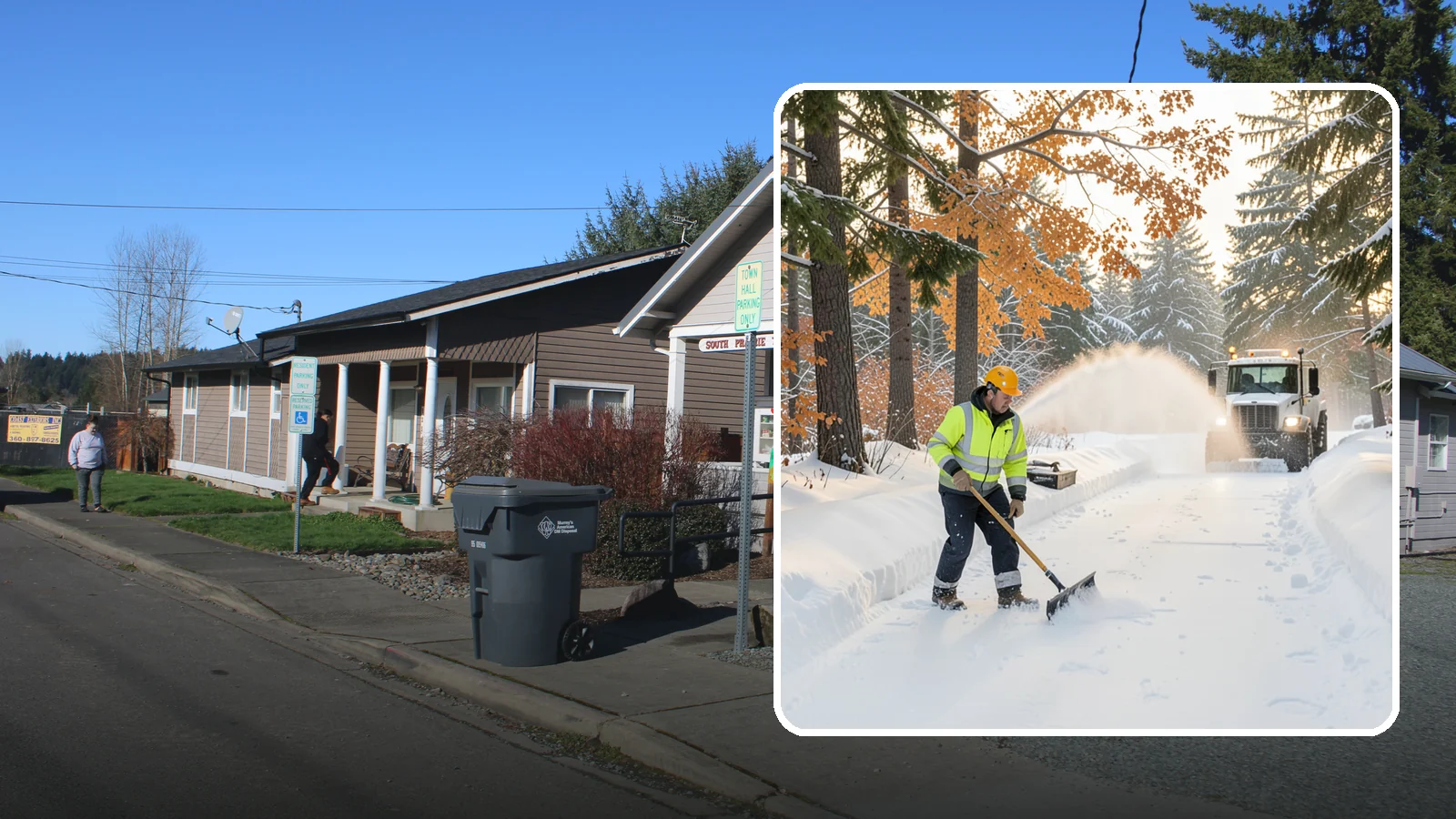 Handicap Ramp Clearing in South Prairie, Pierce County, WA - We clear accessibility ramps fully so wheelchair and mobility-device users have safe, continuous access.