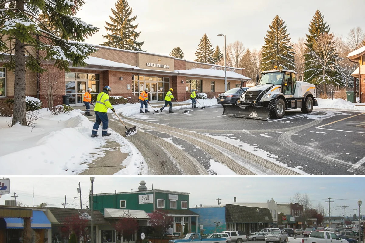 Handicap Ramp Clearing in Stanwood, Snohomish County, WA - Handicap ramp clearing is a priority through the entire winter, with immediate response needed whenever snow or ice threatens...