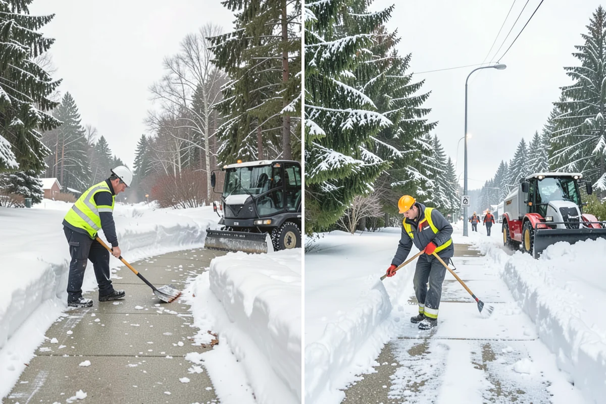 Handicap Ramp Clearing in University Place, Pierce County, WA - Clear the top and bottom landings for safe transitions